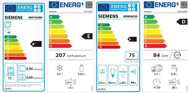Energielabel Bristol -Esche weiß-